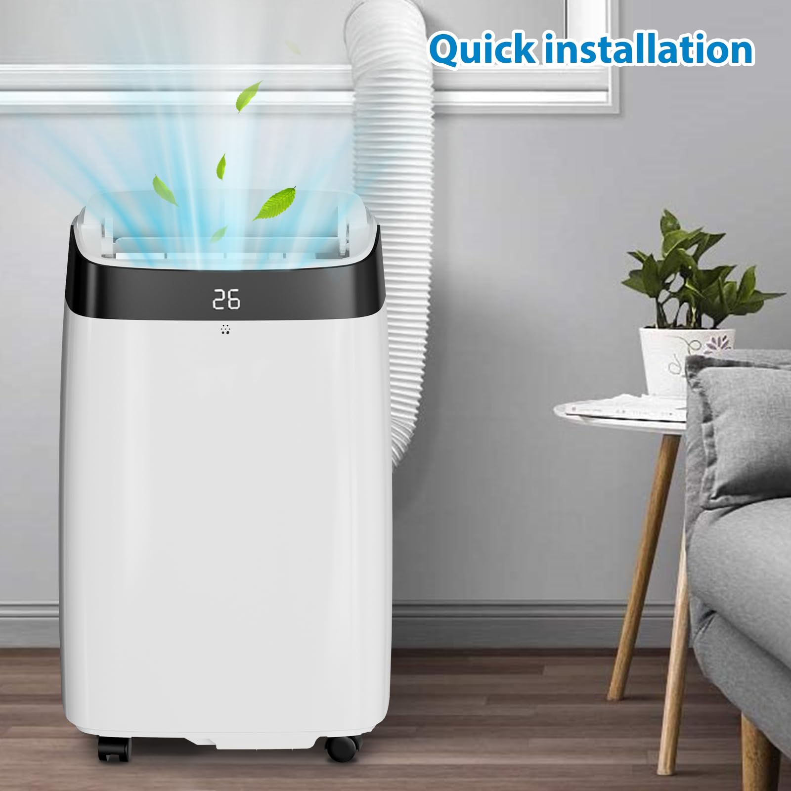 Home Office British - Портативные кондиционеры, 10000 BTU, 3-в-1: охлаждение,