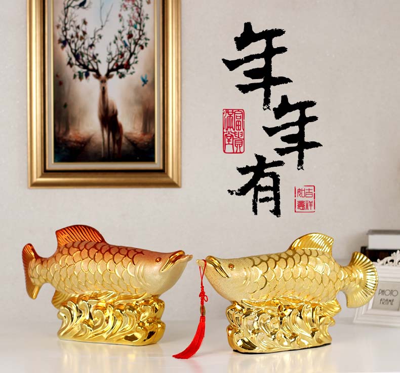 Большая золотая рыба Арована 5 – обзор и цена Home Office Feng Shui
