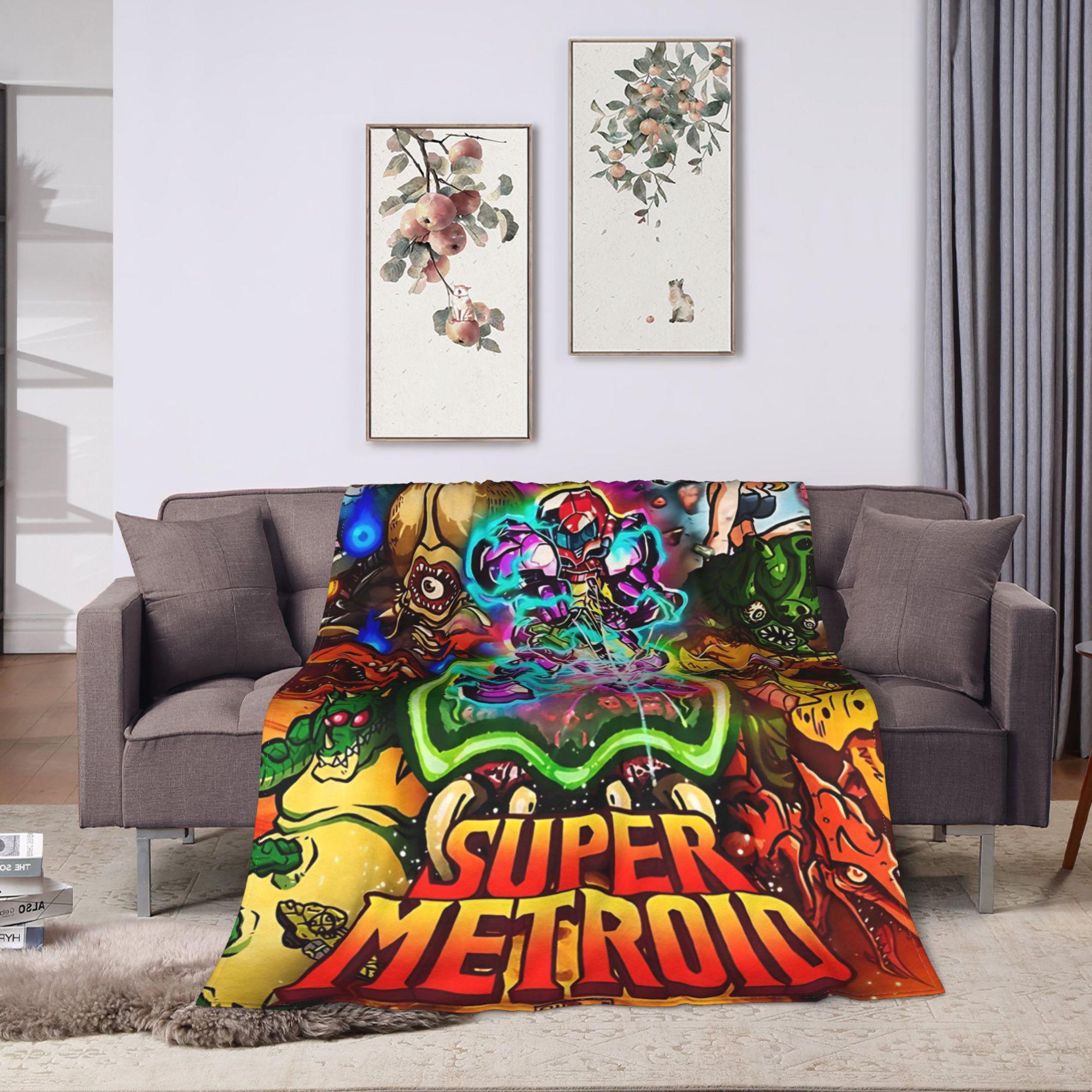 Фланелевое одеяло Metroids Her – обзор и цена Home Office Trend