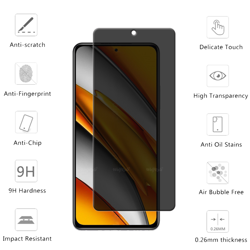 4 шт. для Poco F3 Стекло Xiaom – обзор и цена Monitor Privacy Screen